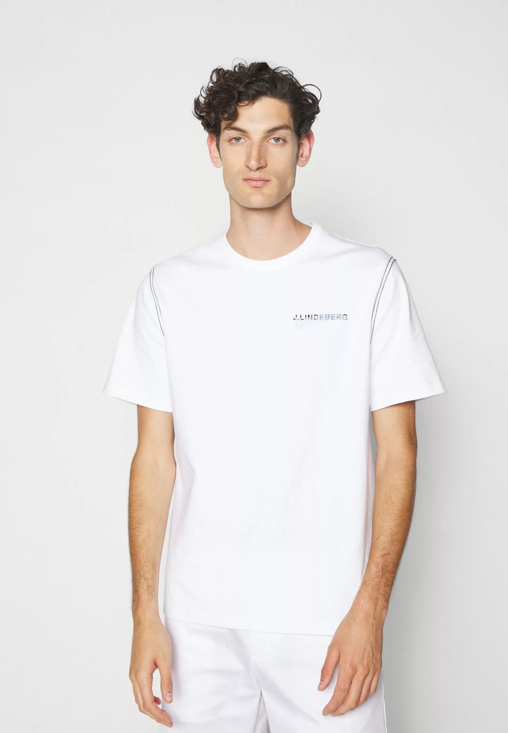 J.Lindeberg Collin Graphic - T-Shirts Med Print - White - Bilde 3