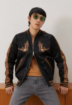 J.Lindeberg Eagle Varsity Jacket - Bombejakke - Black