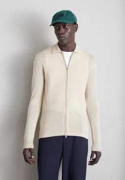 J.Lindeberg Nyle Zip Cardigan - Cardigan - Safari Beige