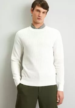 J.Lindeberg Arthur - Strikkegenser - Cloud White