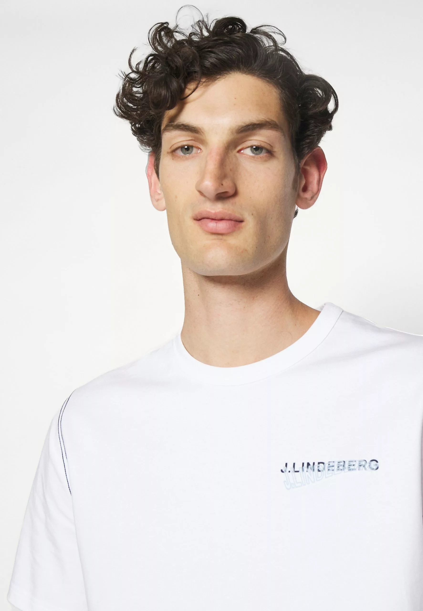 J.Lindeberg Collin Graphic - T-Shirts Med Print - White - Bilde 6