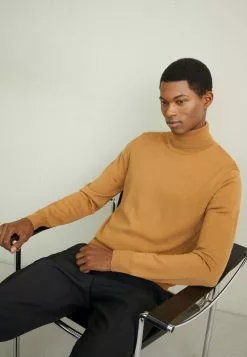 J.Lindeberg Turtleneck - Strikkegenser - Chipmunk