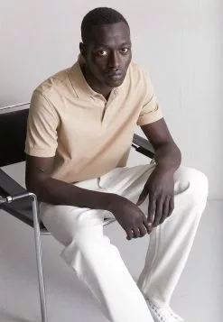 J.Lindeberg Troy - Poloskjorter - Tiger Brown Melange