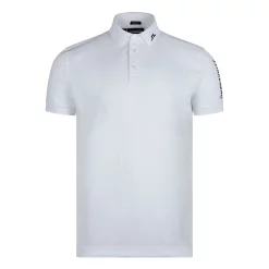 J.Lindeberg Tour Tech Reg Fit Golf Polo - White