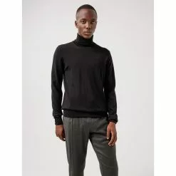 J.Lindeberg Lyd Merino Turtleneck Genser - Svart