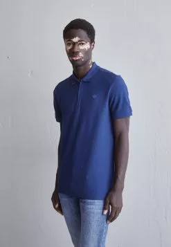 J.Lindeberg Arlo Logo Patch - Poloskjorter - Navy Peony