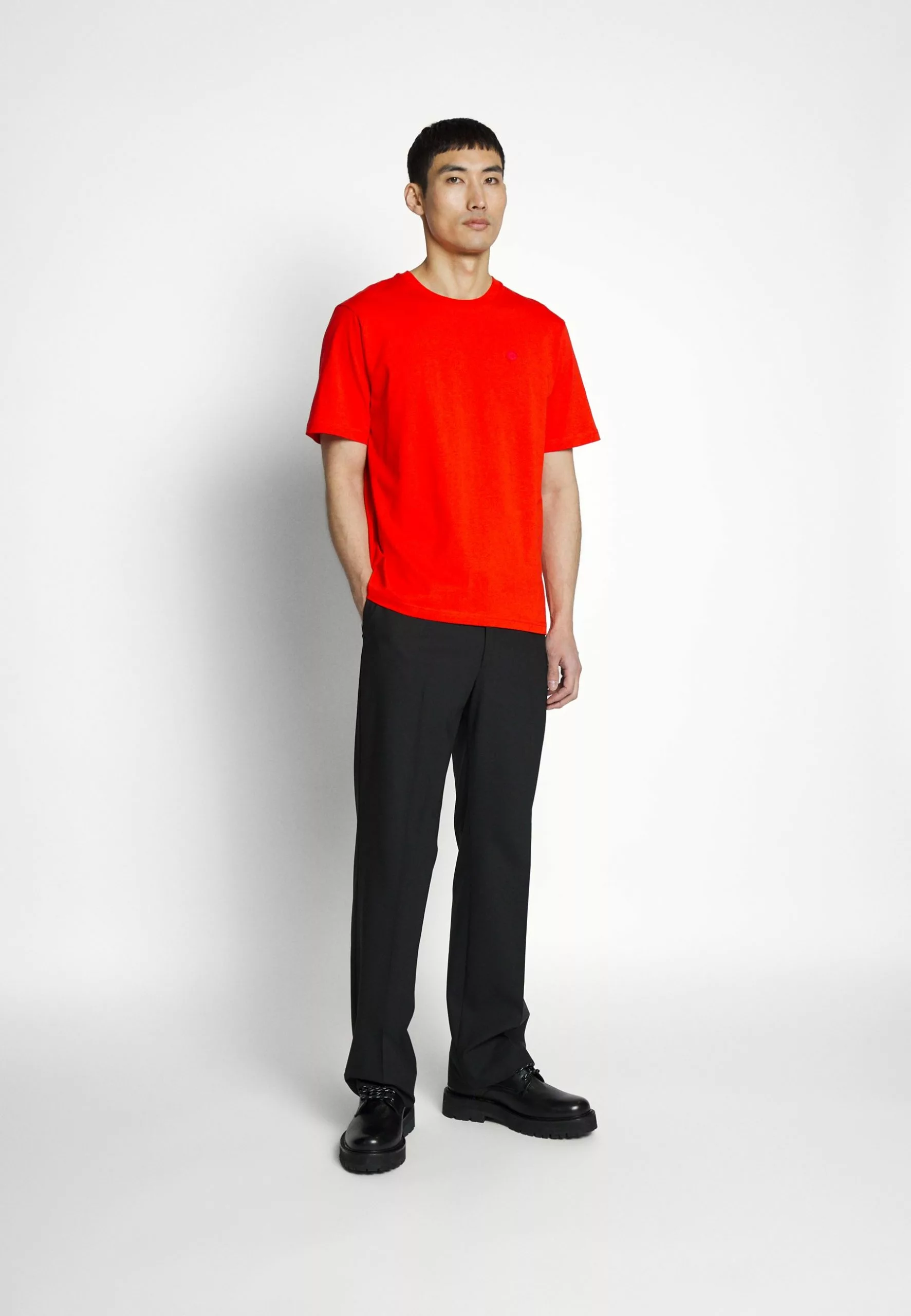 J.Lindeberg Dale Diamond Patch - T-Shirts - Fiery Red - Bilde 5