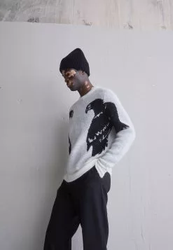 J.Lindeberg Lazarus - Strikkegenser - Cloud White