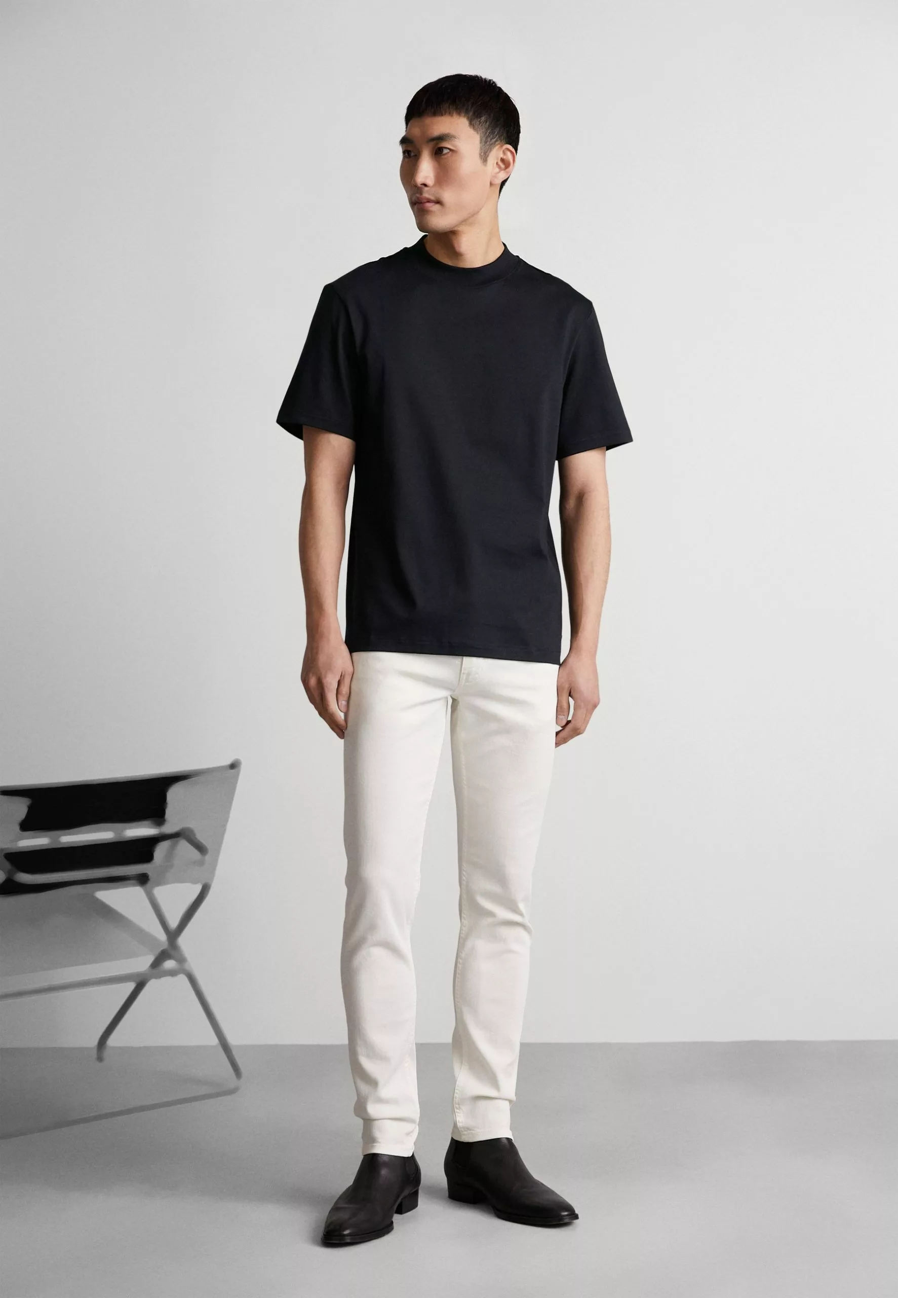 J.Lindeberg Ace Mock Neck - T-Shirts - Black - Bilde 2