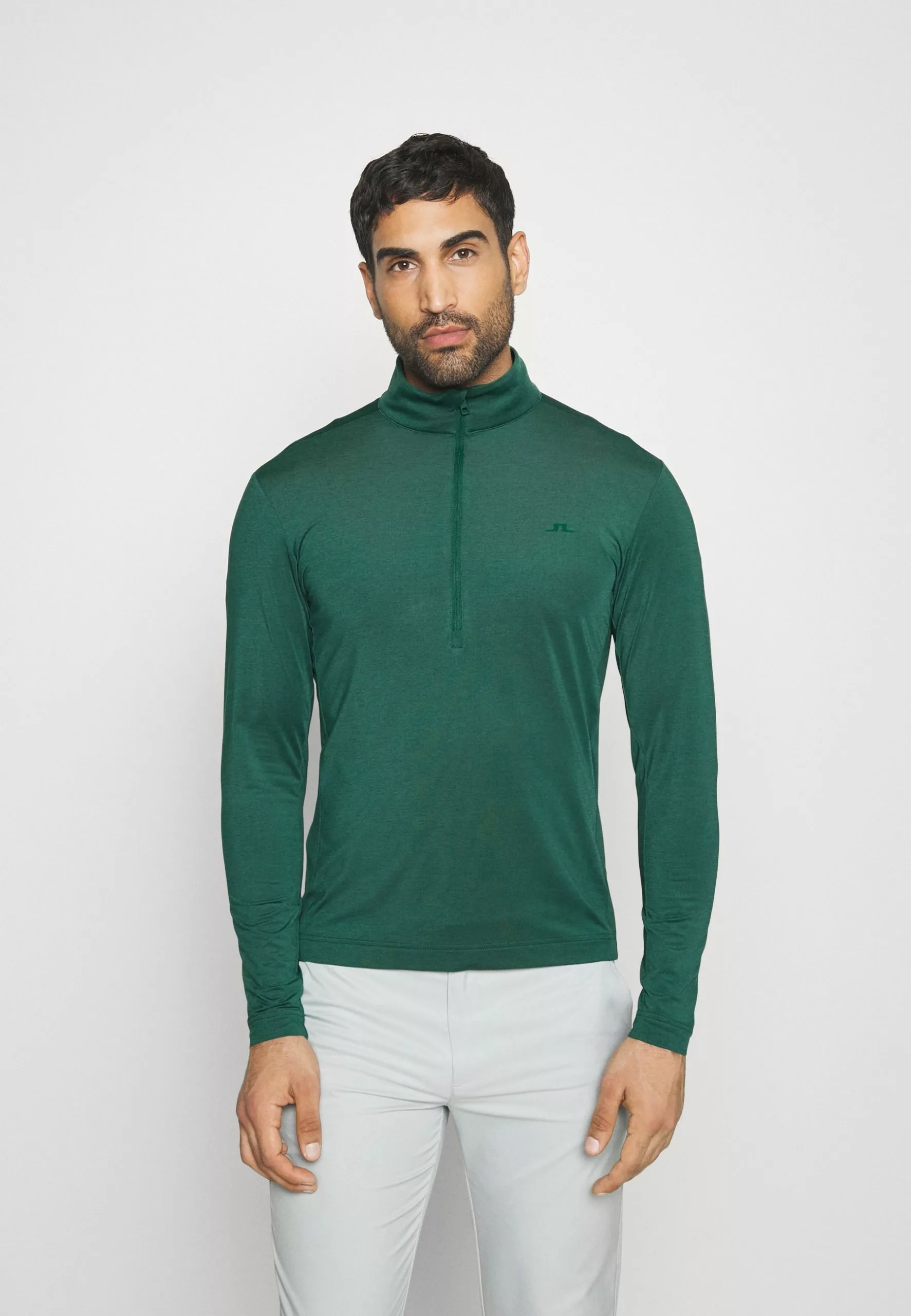 Luke Half Zip Mid Layer - Topper Langermet - Rain Forest Melange